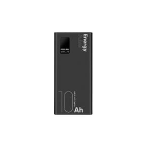 OBAL:ME Powerbank 10000mAh EnergyPulse USB-A/USB-C PD 22,5W avec Affichage Numérique Noir — image 2