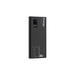 OBAL:ME Powerbank 10000mAh EnergyPulse USB-A/USB-C PD 22,5W avec Affichage Numérique Noir — image 3