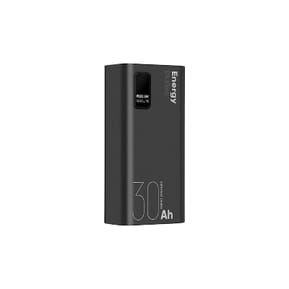 OBAL:ME Powerbank 30000mAh EnergyPulse USB-A/USB-C PD 22,5W avec Affichage Numérique Noir — image 3