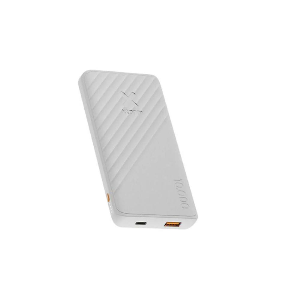 Xtorm Powerbank 10 000mAh USB-A/USB-C Modèle Go2 FastCharge 15W Compact Blanc