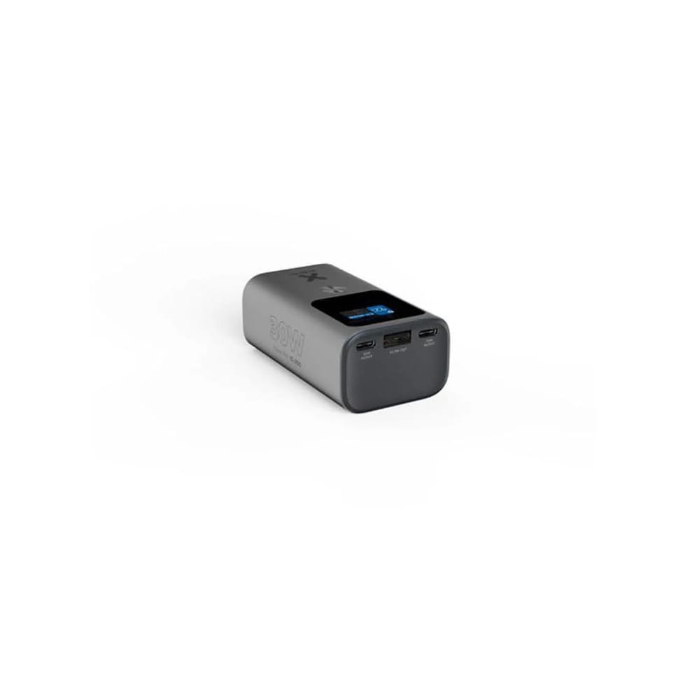 Xtorm Powerbank 10 000 mAh USB-A/2 USB-C Modèle Nova Mini PD 30W avec Écran LCD Gris — image 3