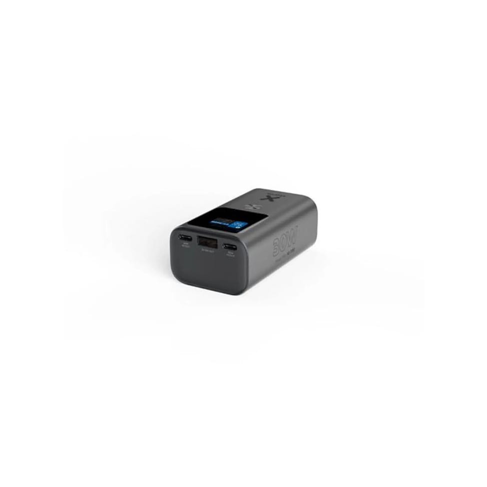 Xtorm Powerbank 10 000 mAh USB-A/2 USB-C Modèle Nova Mini PD 30W avec Écran LCD Gris — image 4