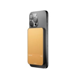 Native Union Batterie Externe 5000mAh Magnétique MagSafe & Qi2 Jaune