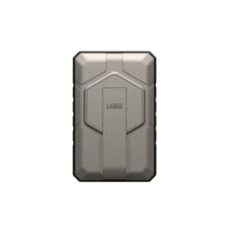 UAG Batterie Externe Magnétique 10000mAh 20W IPX6 Rugged avec Support Gris