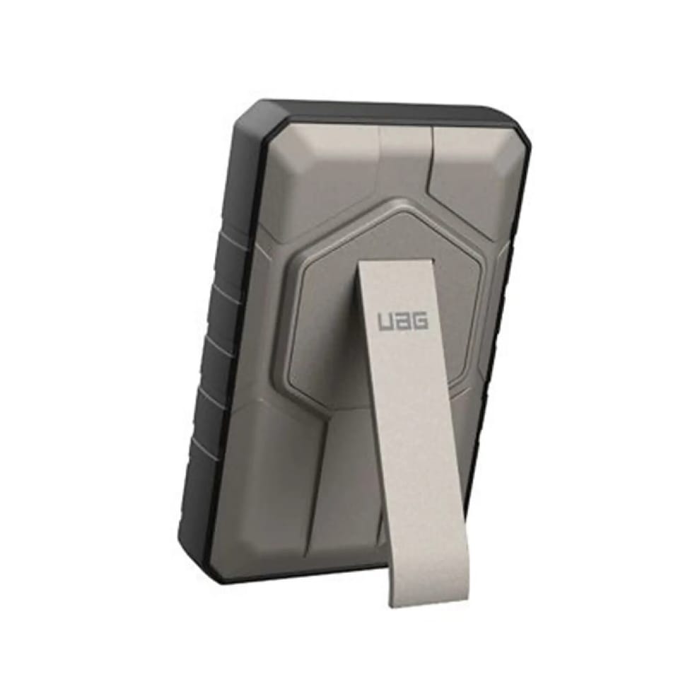 UAG Batterie Externe Magnétique 10000mAh 20W IPX6 Rugged avec Support Gris — image 2