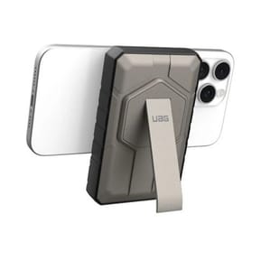 UAG Batterie Externe Magnétique 10000mAh 20W IPX6 Rugged avec Support Gris — image 3