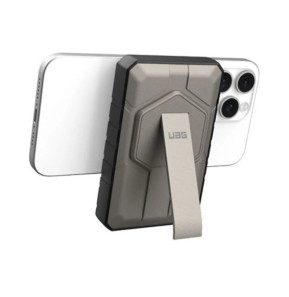 UAG Batterie Externe Magnétique 10000mAh 20W IPX6 Rugged avec Support Gris