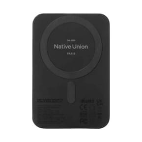 Native Union Batterie Externe 5000mAh Magnétique MagSafe & Qi2 Noir — image 2