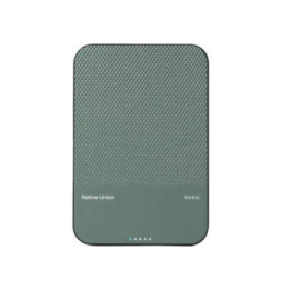 Native Union Batterie Externe 5000mAh Magnétique MagSafe & Qi2 Vert