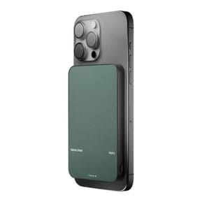 Native Union Batterie Externe 5000mAh Magnétique MagSafe & Qi2 Vert — image 3