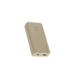Xtorm Powerbank 20 000mAh USB-A/USB-C Modèle Go2 FastCharge 15W Compact Beige