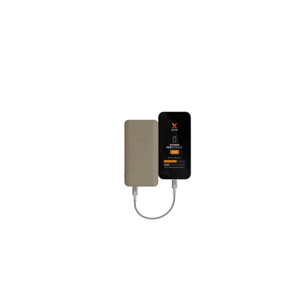 Xtorm Powerbank 20 000mAh USB-A/USB-C Modèle Go2 FastCharge 15W Compact Beige — image 4