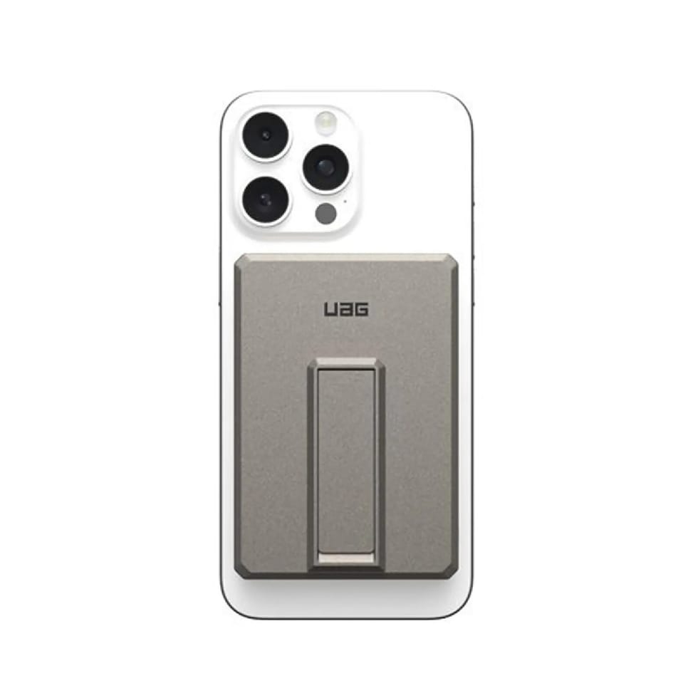 UAG Batterie Externe Magnétique 5000mAh 20W Ultra-fine avec Support Argent — image 3