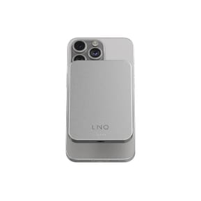 LinQ Powerbank 5 000mAh Sans Fil Fixation Magnétique Compatible MagSafe Ultra-Fin Gris — image 2