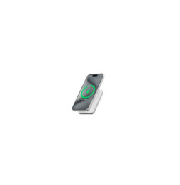 LinQ Powerbank 5 000mAh Sans Fil Fixation Magnétique Compatible MagSafe Ultra-Fin Gris