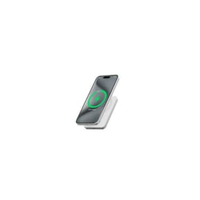 LinQ Powerbank 5 000mAh Sans Fil Fixation Magnétique Compatible MagSafe Ultra-Fin Gris — image 4