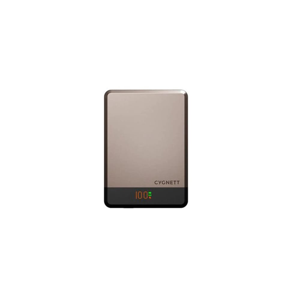 CYGNETT Powerbank 5 000mAh Sans Fil Fixation Magnétique Modèle MagSlim Ultra-Compact Beige — image 2