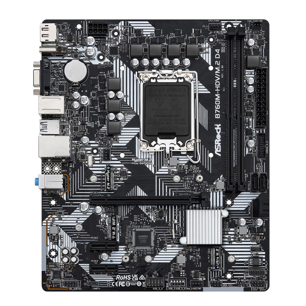 ASRock B760M-HDV/M.2 D4 — image 2