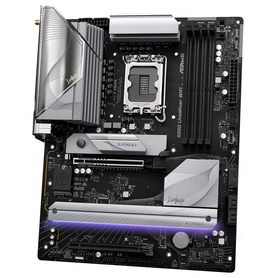 ASRock B860 LiveMixer WiFi — image 2