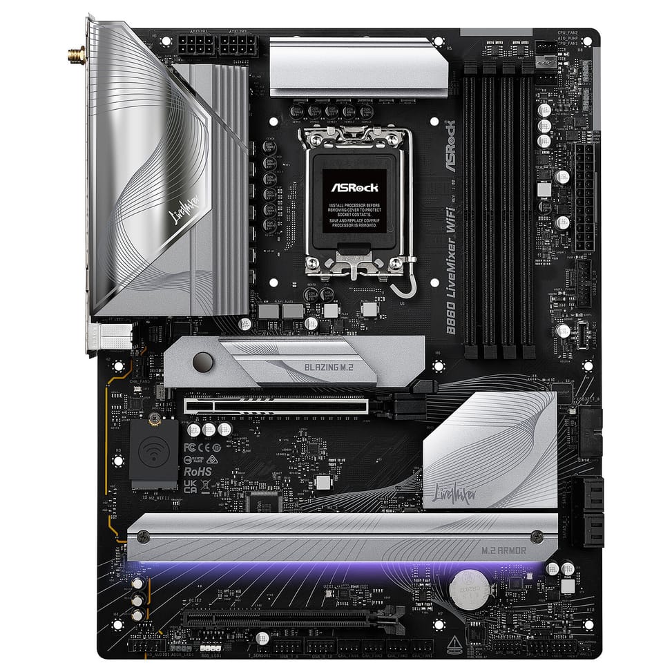 ASRock B860 LiveMixer WiFi — image 3