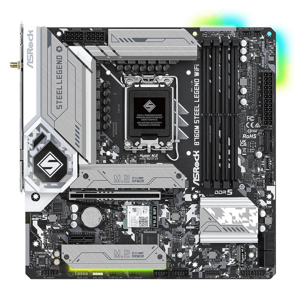 ASRock B760M STEEL LEGEND WIFI — image 2