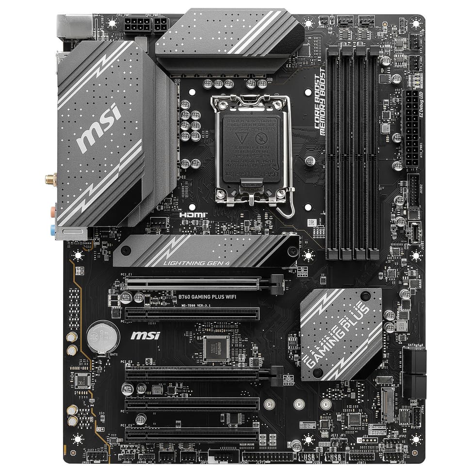 Carte Mère Intel MSI B760 GAMING PLUS WIFI (911-7D98-046) — image 2