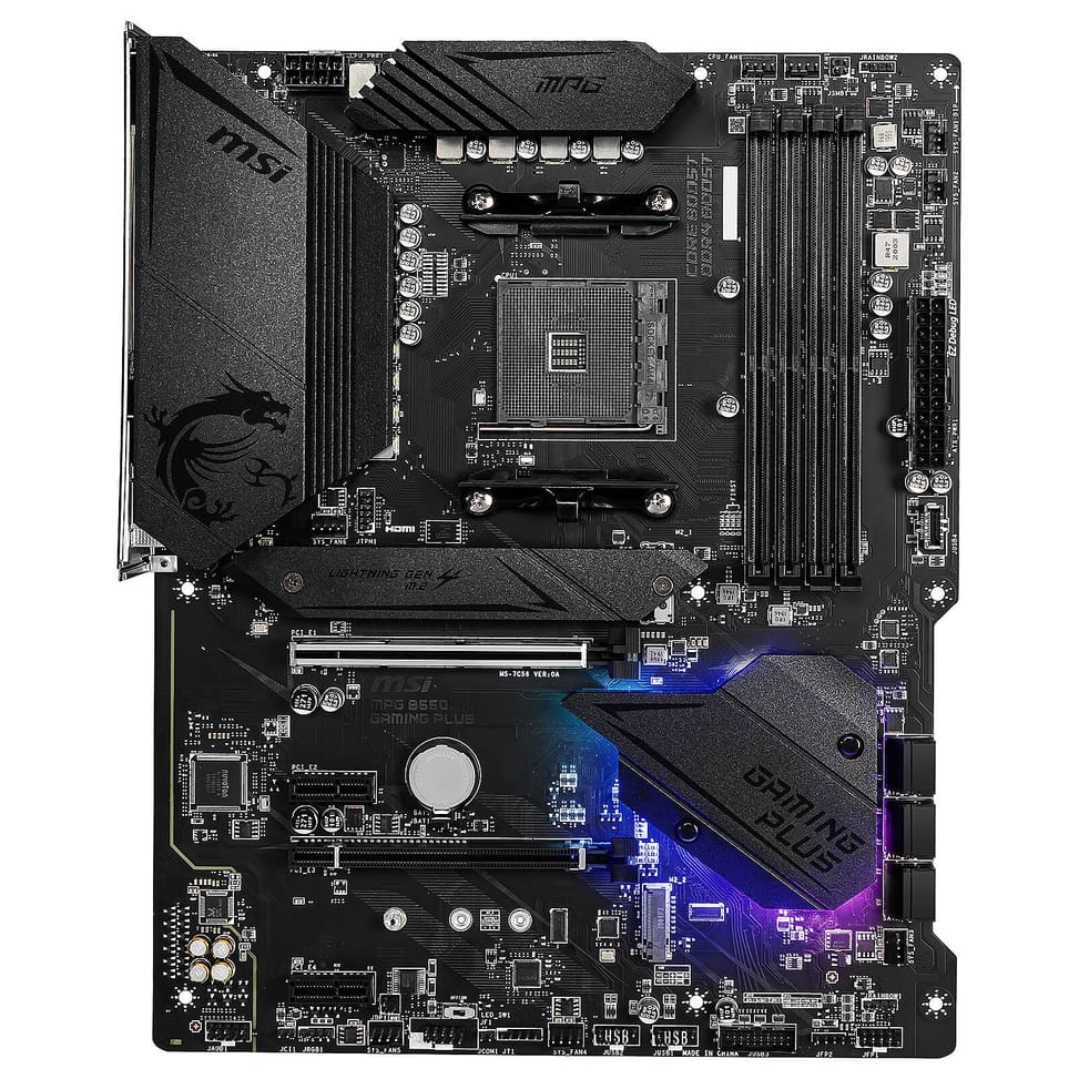 MSI MPG B550 GAMING PLUS + Textorm 16 Go (2 x 8 Go ) DDR4 3600 MHz CL18 — image 2