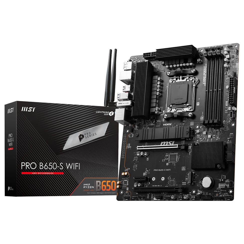 MSI PRO B650-S WIFI AMD Motherboard (911-7E26-027) — image 1