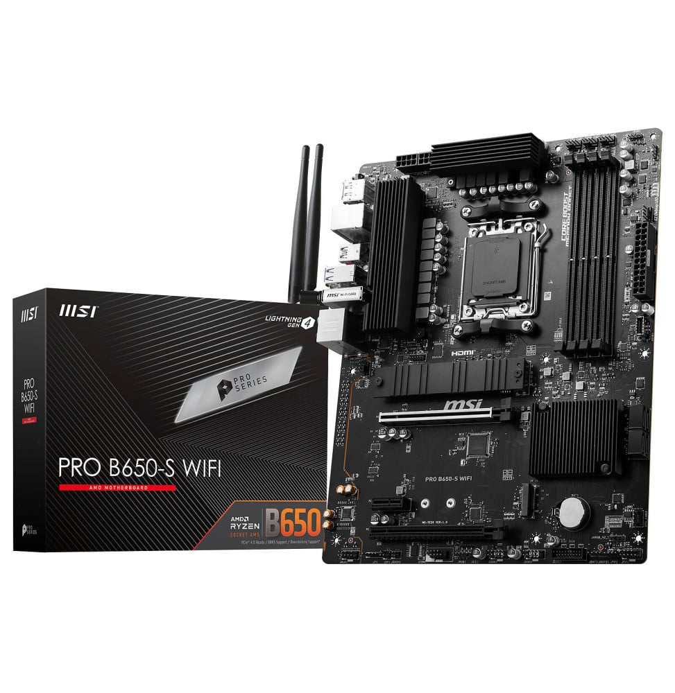 Carte Mère AMD MSI PRO B650-S WIFI (911-7E26-027)