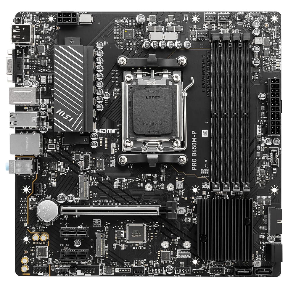 MSI PRO B650M-P AMD Motherboard (911-7E27-007) — image 2