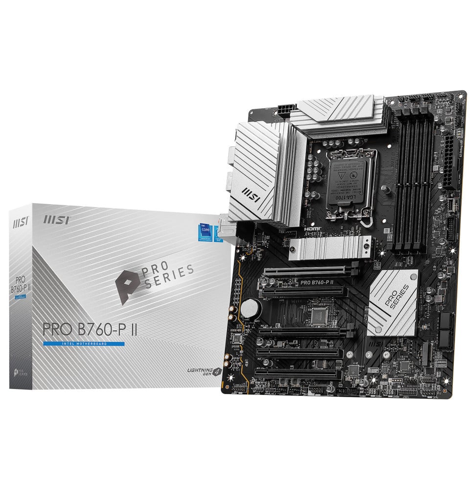 Carte Mère Intel MSI PRO B760-P II DDR5