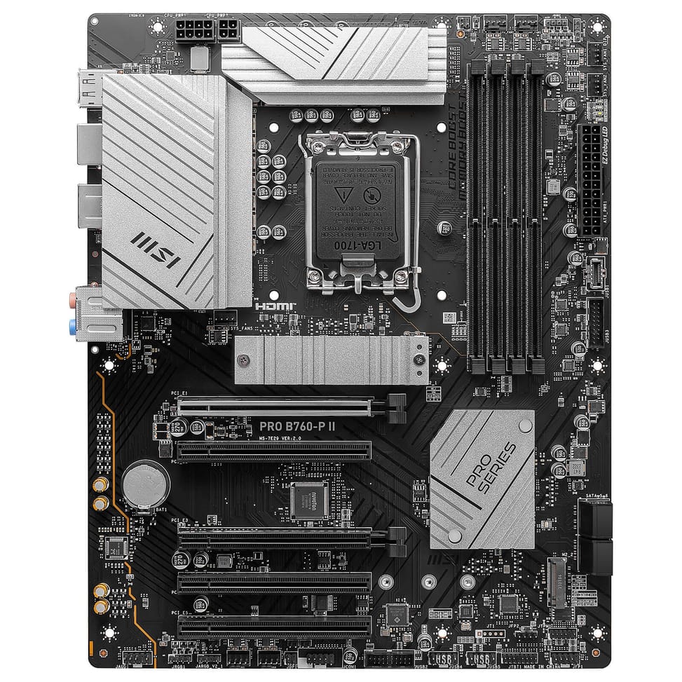 Carte Mère Intel MSI PRO B760-P II DDR5 — image 2