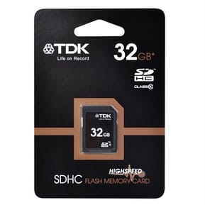 Carte mémoire TDK Class 10 SDHC 1 - 32 GB