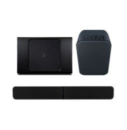 Bluesound Pulse Soundbar+ Noir + Pulse Sub+ Noir + Pulse Flex 2i Noir