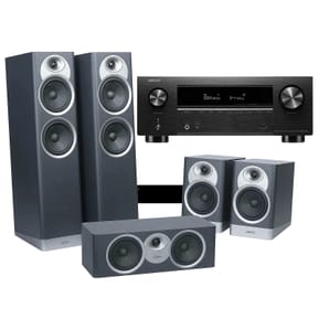 Denon AVR-X2800H DAB Noir + Jamo S7-25HCS Bleu Fjord