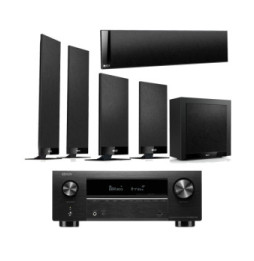 Denon AVR-X2800H DAB Noir + KEF T205