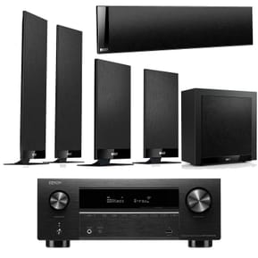 Denon AVR-X2800H DAB Noir + KEF T205