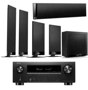 Denon AVR-X2800H DAB Noir + KEF T205
