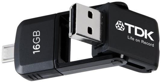 TDK 2-in-1 Micro USB Flash Drive