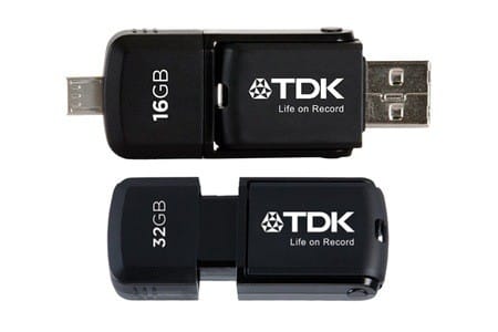 TDK 2-in-1 Micro USB Flash Drive