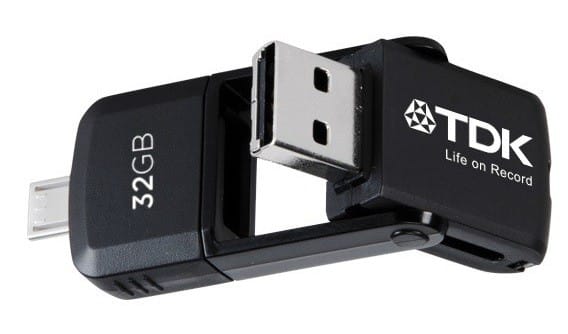 TDK 2-in-1 Micro USB Flash Drive