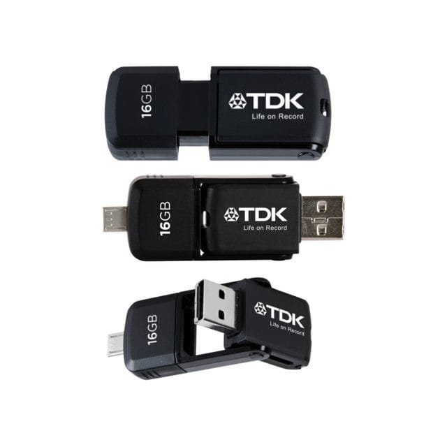 TDK 2-in-1 Micro USB Flash Drive