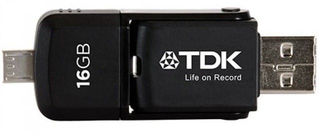 TDK 2-in-1 Micro USB Flash Drive