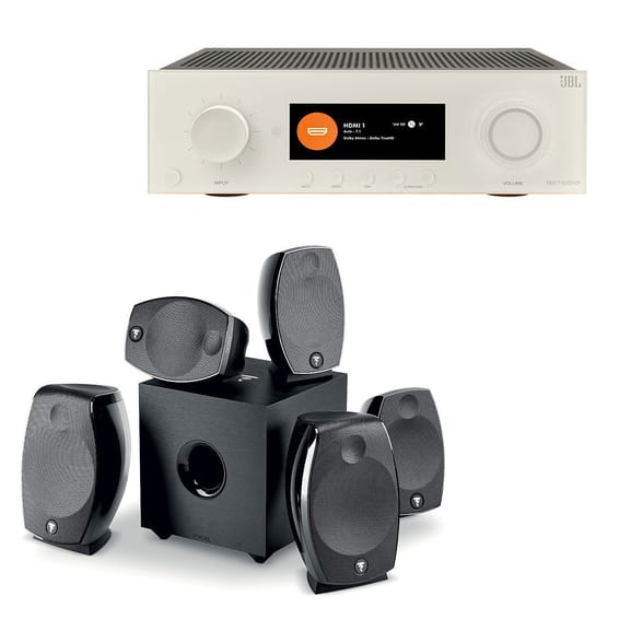 JBL MA7100HP Blanc + Focal Sib Evo 5.1.2 Dolby Atmos