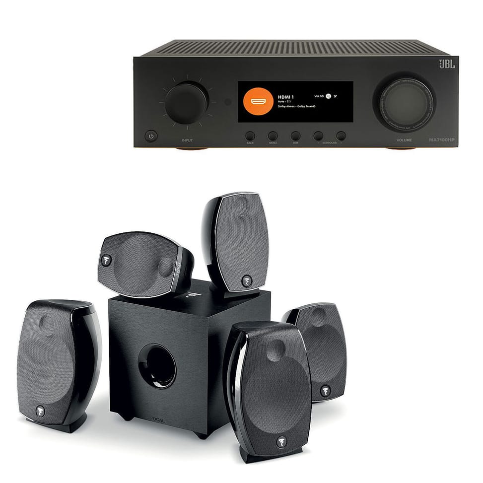 JBL MA7100HP Noir + Focal Sib Evo 5.1.2 Dolby Atmos — image 1