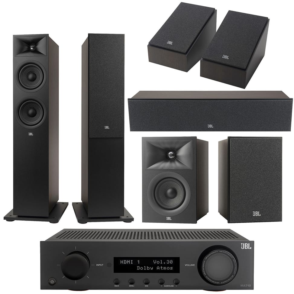 JBL MA710 Noir + JBL Pack Stage V2 260F Espresso 5.0.2 Atmos — image 1