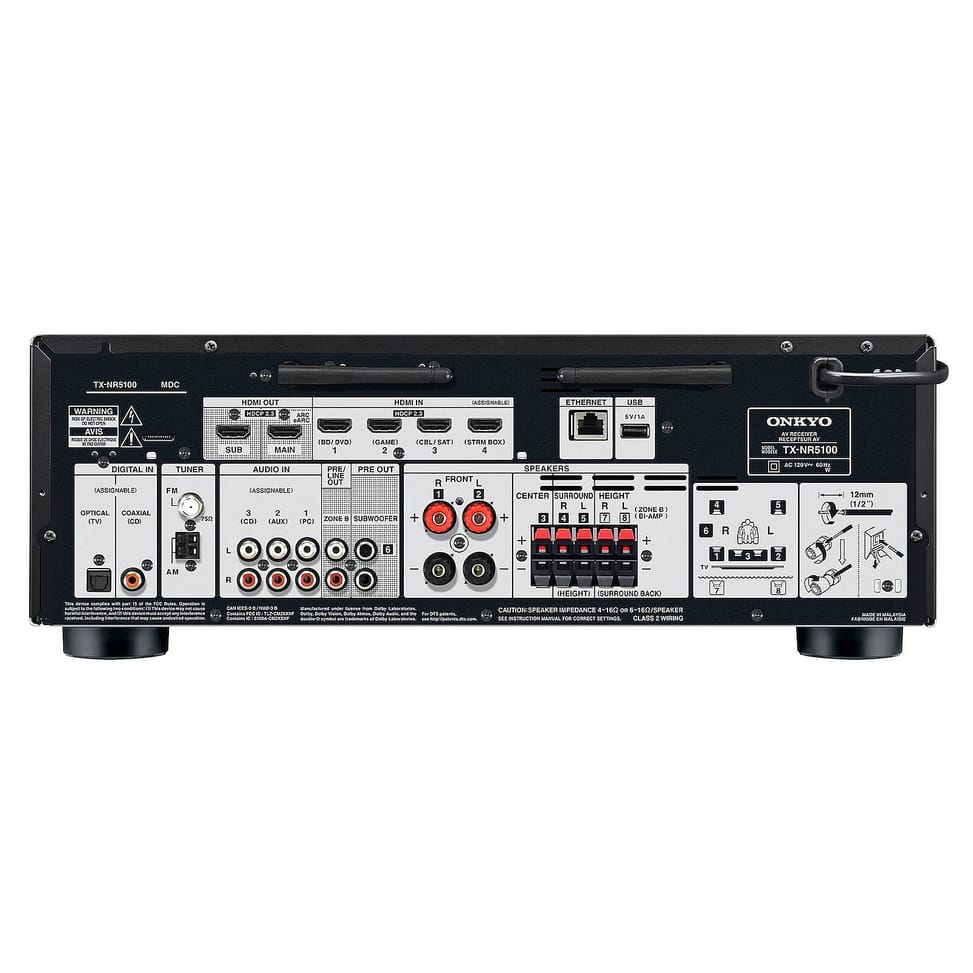 Onkyo TX-NR5100B Noir + Focal Sib Evo 5.1.2 Dolby Atmos — image 3