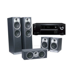Onkyo TX-NR5100B Noir + Jamo S7-25HCS Bleu Fjord