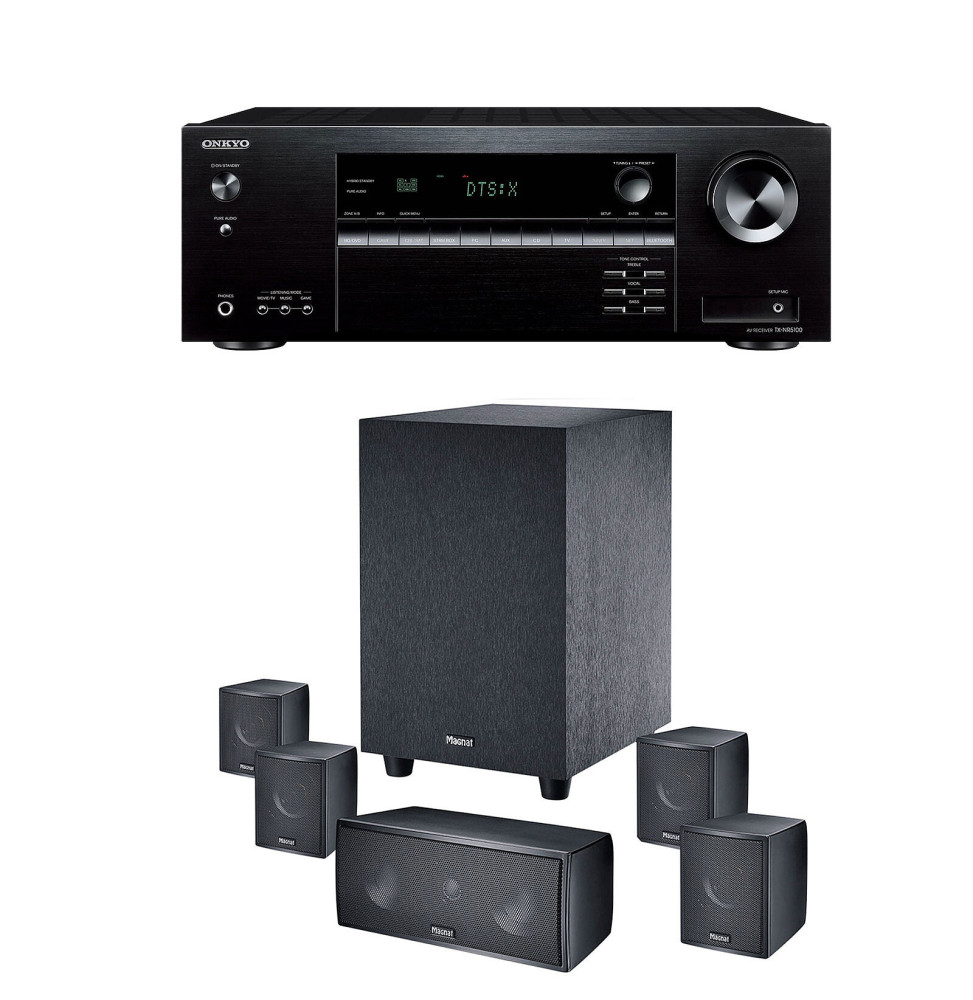 Onkyo TX-NR5100B Noir + Magnat Cinema Star 5.1