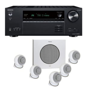 Onkyo TX-NR6100B Noir + Cabasse Eole 4 Blanc...